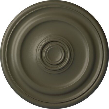 Ekena Millwork Devon Ceiling Medallion (Fits Canopies up to 3 5/8"), Hand-Painted Witch Hazel, 15 3/4"OD x 1 1/2"P CM15DEWHF